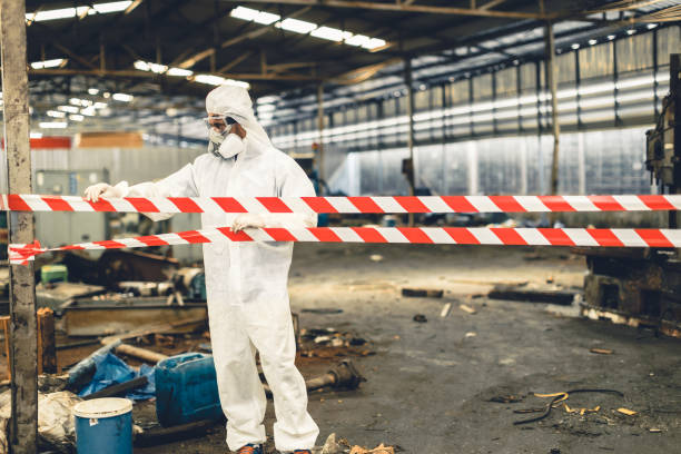 Professional Biohazard technician working in Clarksville, TN